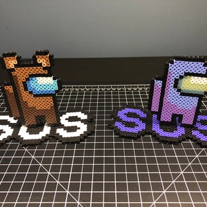3D Among Us Perler Art Customizable | Etsy
