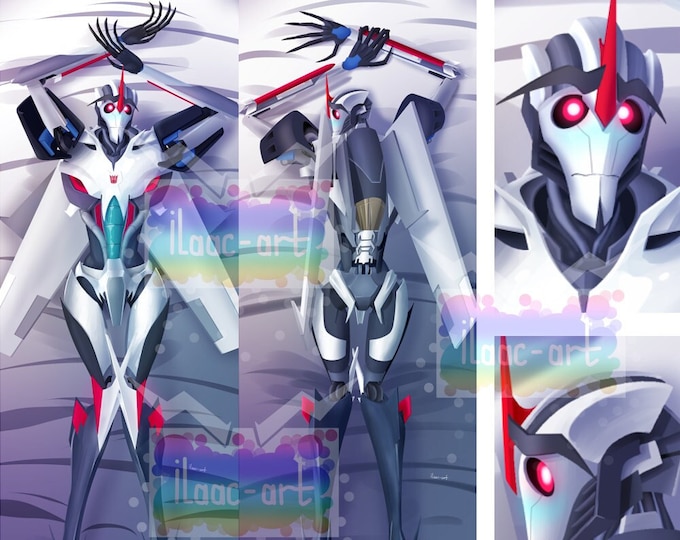 Starscream Transformers Prime TFP Dakimakura Body Pillow Case
