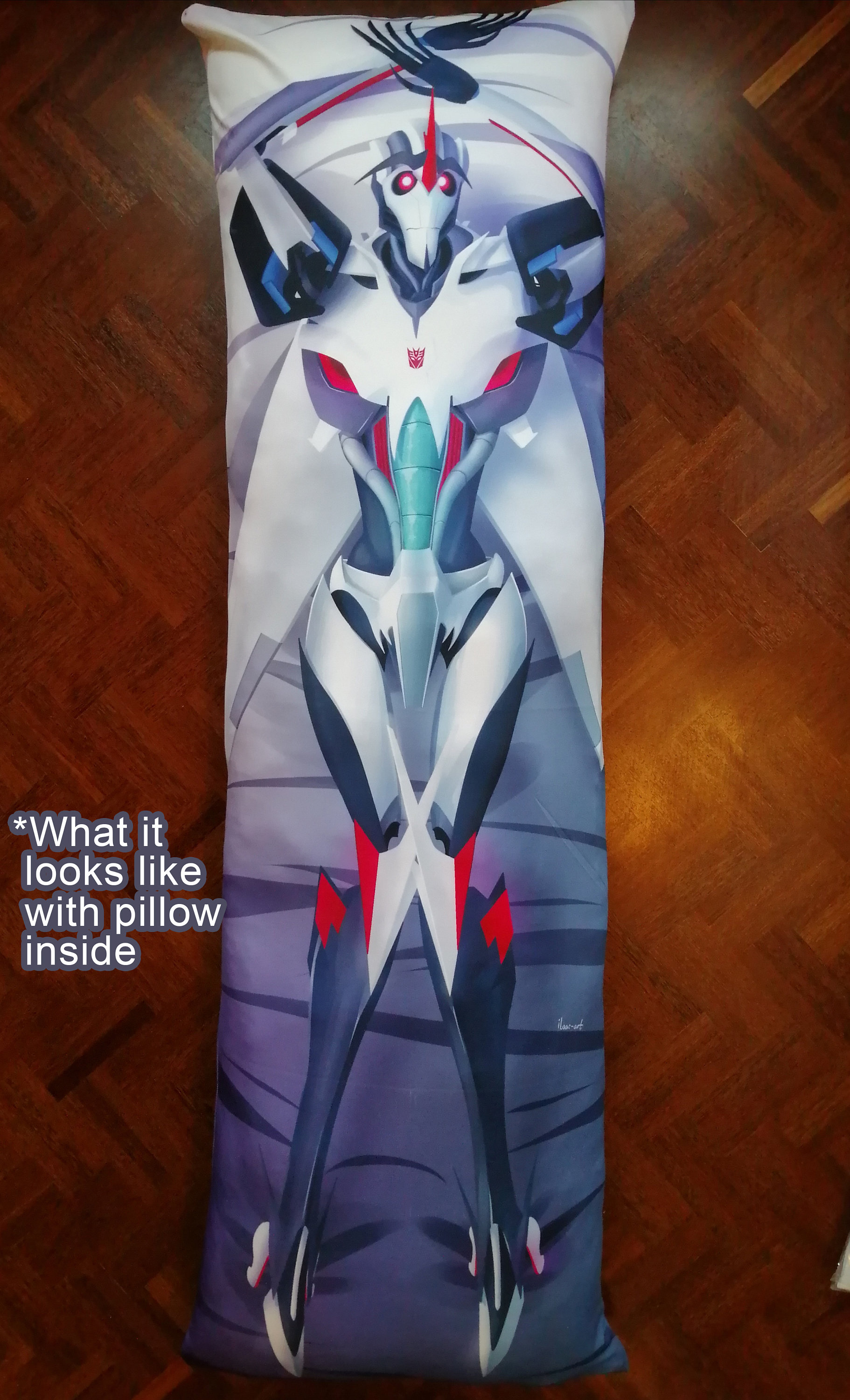 Soundwave Transformers Prime TFP Dakimakura Body Pillow Case 