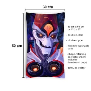 Emperor Nefarious double-sided long throw pillow