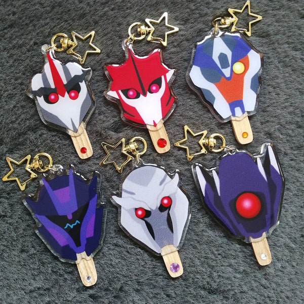 Decepticon Popsicle Keychains
