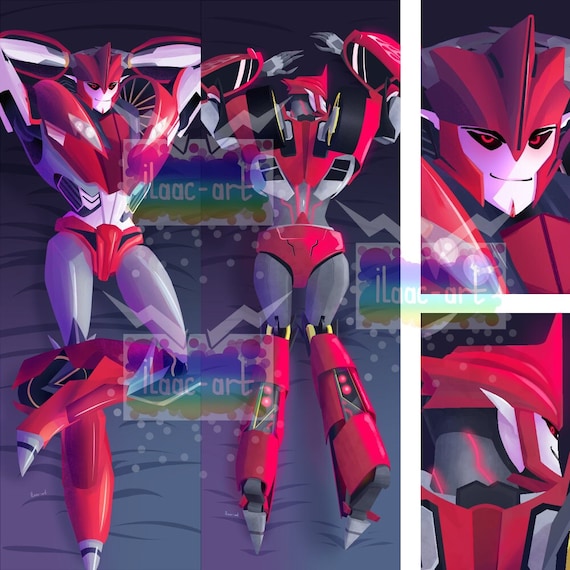 Knock Out Transformers Prime TFP Dakimakura Body Pillow Case