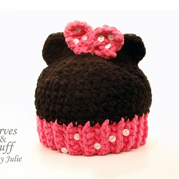 Minnie Mouse Inspired beanie