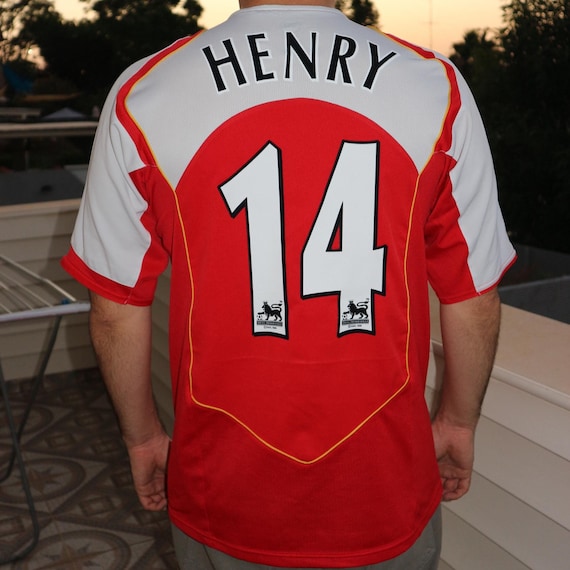 Original Authentic Arsenal 2004-05 Henry 14 Shirt Size Large - Etsy