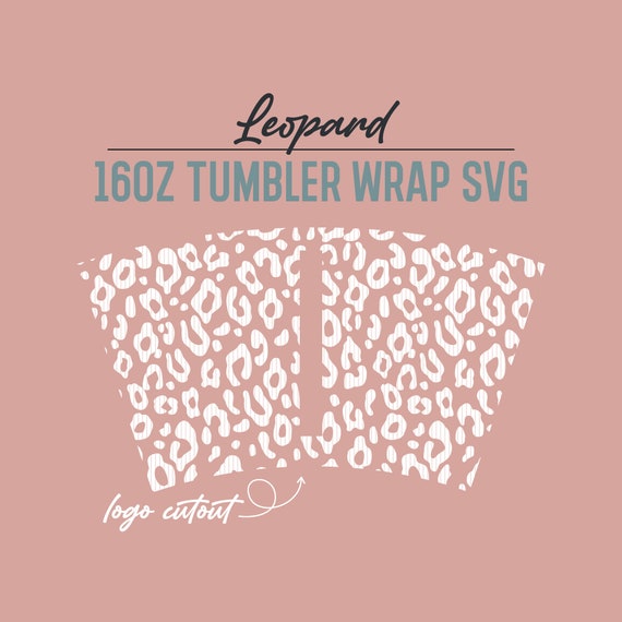 Download Leopard Starbucks 16oz. Black Matte Tumbler Wrap SVG ...