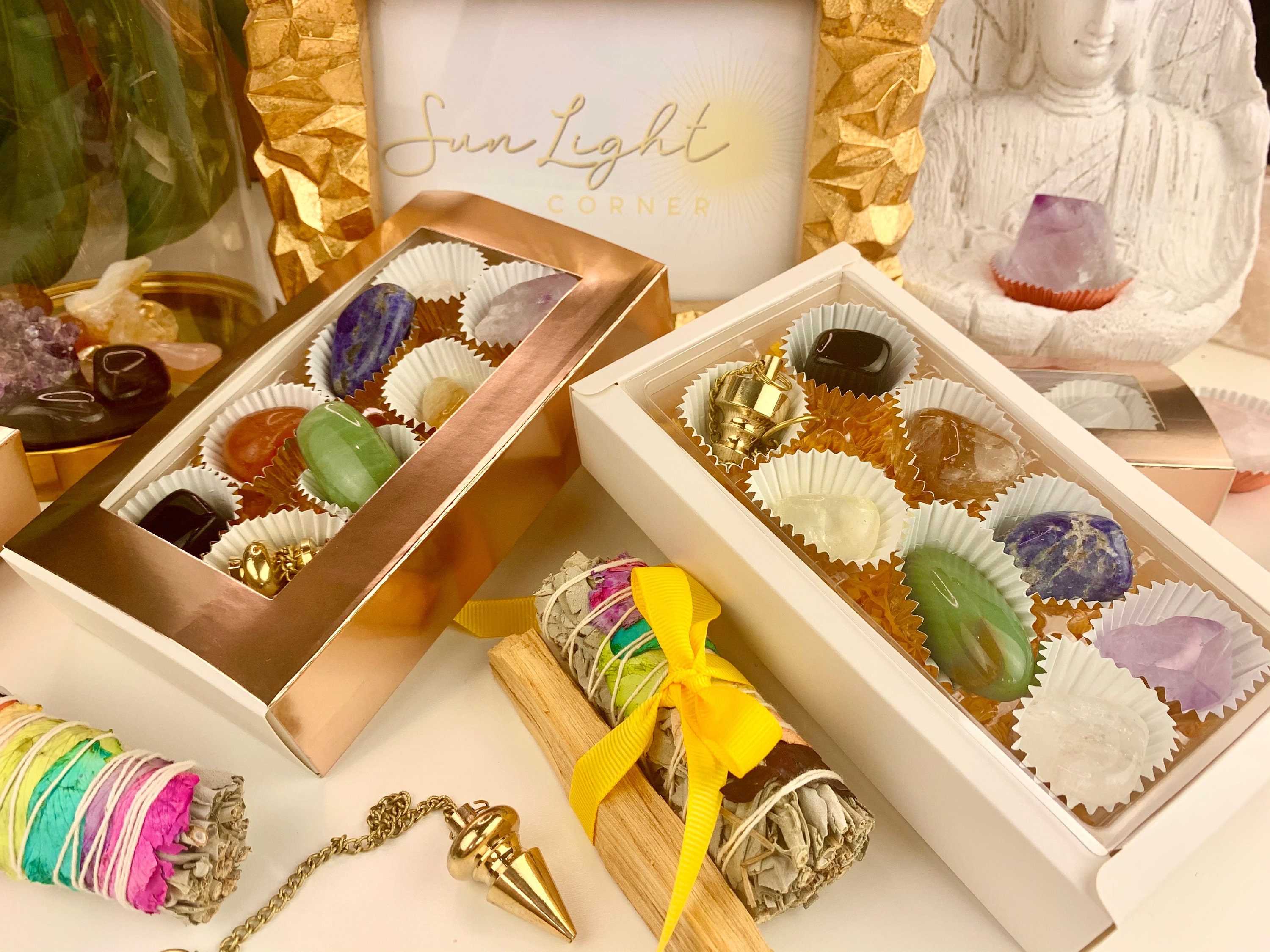 Chocolate Box of Crystals - Etsy