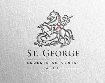 Saint George Knight premade logo