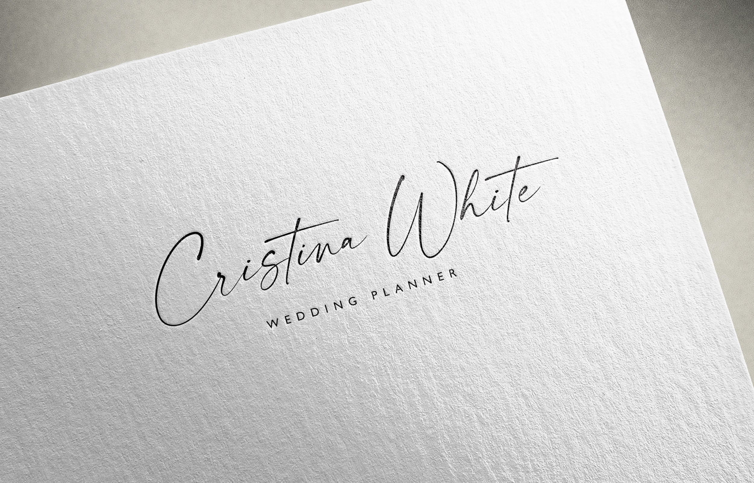 Signatures Script Logo Signature Script Logo – Elegant Custom Name Design for Wedding Planners ...