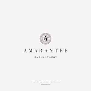 Logotipo de monograma ornamental vintage • Brasão circular elegante • Marca de letra personalizável pré-fabricada