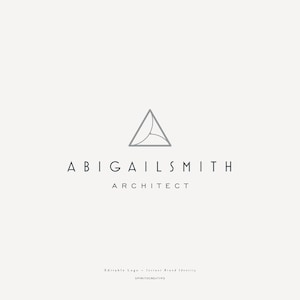 Logo architectural moderne – Conception de logo minimaliste pour architecte, designer ou studio