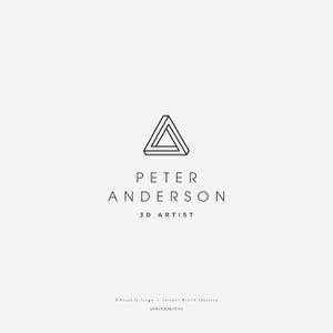 3D Geometric Logo – Custom Logo Design for Digital Artists, Game Studios or Creatives