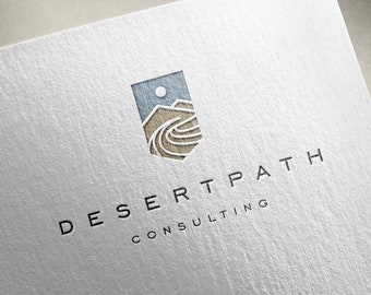 Desert logo for a travel agency, or for an adventurer