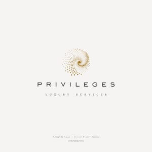 Luxury Spiral Logo – Minimalist Branding for Jewelry, Valuables & High-End Goods