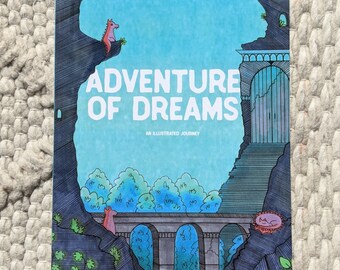 Adventure of dreams hand drawn comic book (Limited Print run)