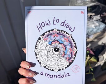 Mandala drawing workbook