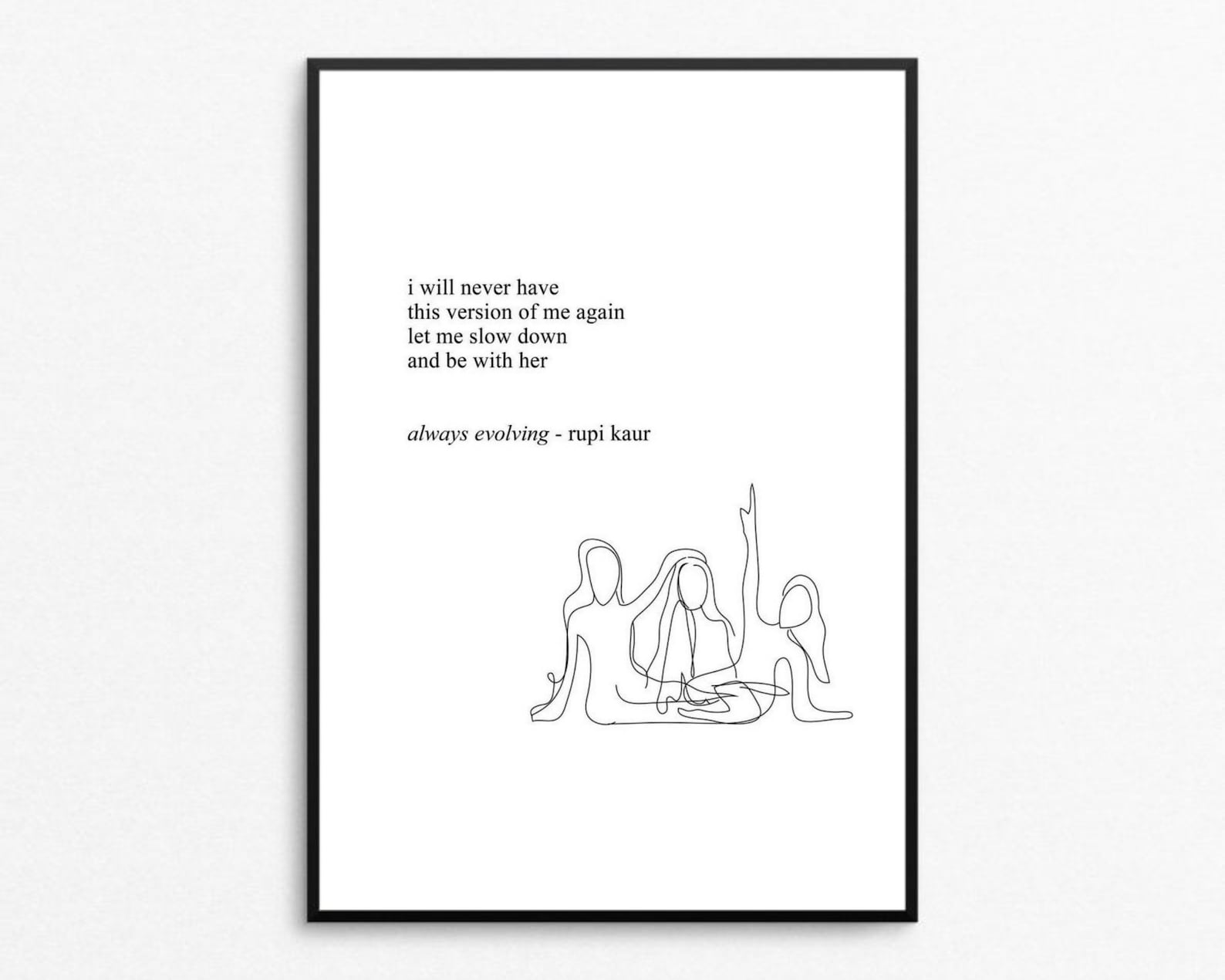 Rupi Kaur Gedicht Druck Rupi Kaur Poster Rupi Kaur Poster - Etsy.de