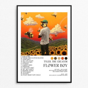 Apeasran Tyler the Creator Poster Call Me If You Get Lost Poster Wolf Igor  Flower Boy Music Album Poster Cover Signed Limited Poster Canvas Wall Art