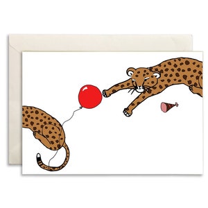 Gepard Geburtstagskarte für Sie, süße Gepard Geburtstagskarte für Freundin, Schwester Geburtstagskarte, lustige Geburtstagskarte für Tochter, erster Geburtstag