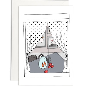 chat norooz | carte du nouvel an persan | Carte Norouz | j'ai vu | vente pas de mobarak | cartes farsi | fabriqué au Canada