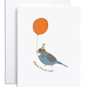 Cartes de félicitations, vous l'avez fait, cadeau pour amateur d'oiseaux, fier de vous, carte mignonne perruche, cartes de félicitations, cadeau d'observateur d'oiseaux, nerd d'oiseau, remise des diplômes