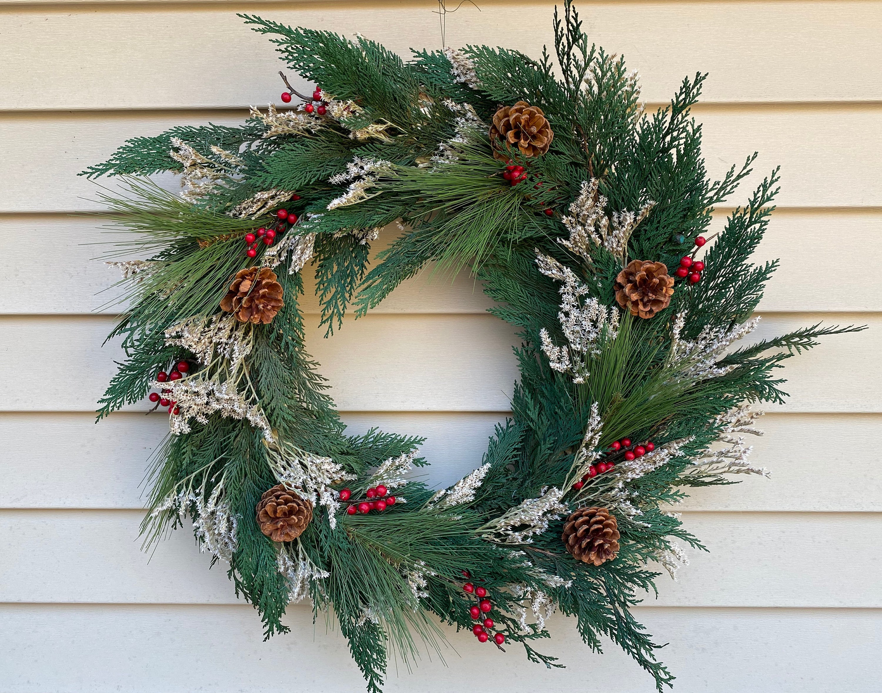 Preserved Cedar Wreath Etsy