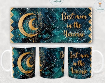 Mother's Day Mug template Design |  Mug Design for Sublimation | Digital Download | 15oz and 12oz Mug design Mothers Day Mug Sublimation