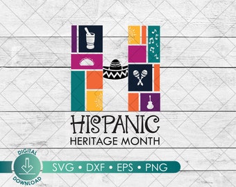 Hispanic SVG, dxf , png, eps, | Digital Download | Latino| Hispanic T-shirt | Hispanic Cricut File | Hispano | Spanish SVG |  Latino SVG