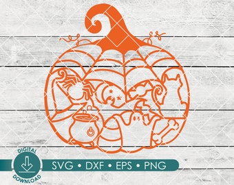 Original Pumpkin SVG, dxf , png, eps, Design| Digital Download| Halloween svg |  Spooky Pumpkin SVG | Halloween Sublimation Design