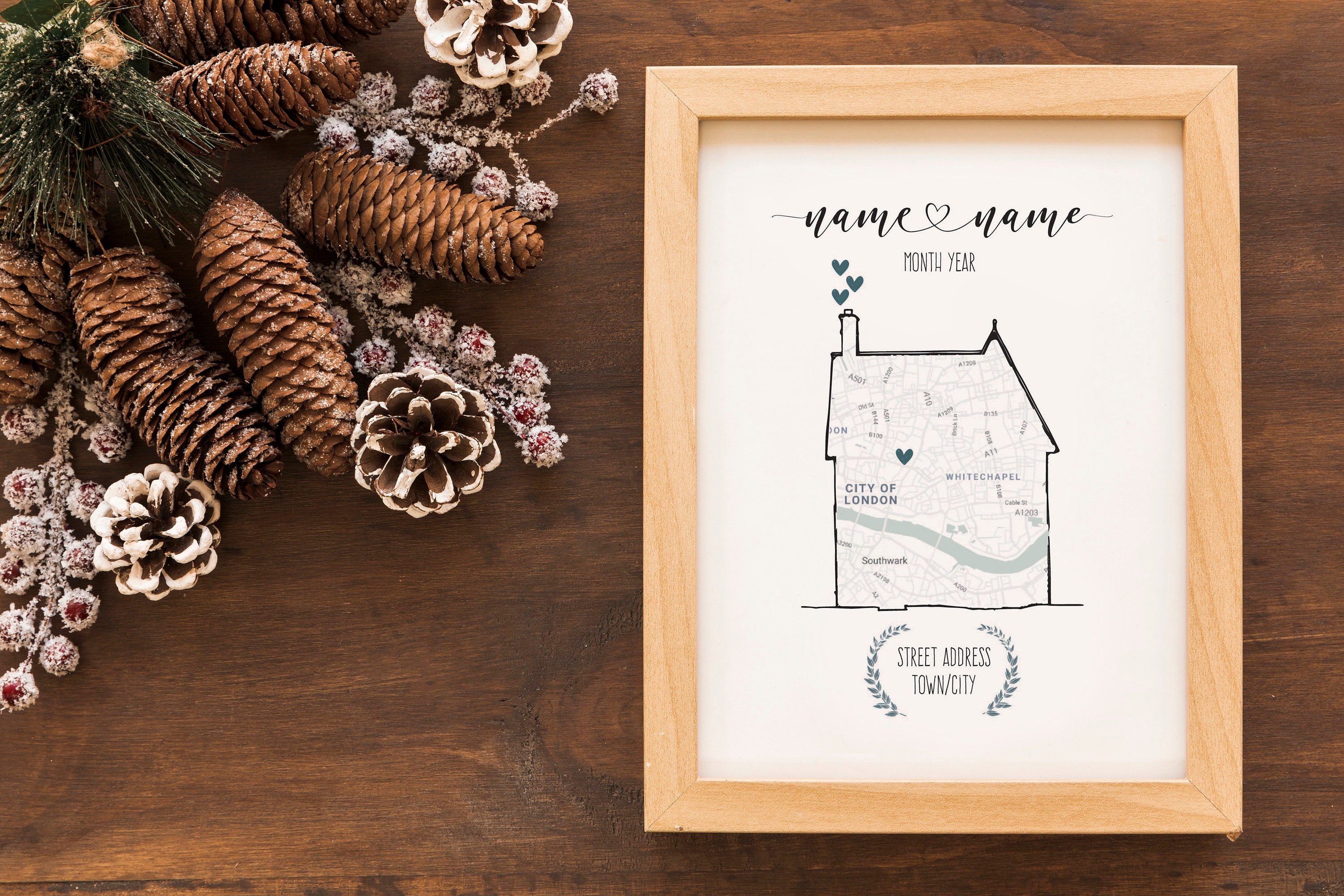 Personalised New Home Print Etsy