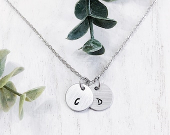 Initial Necklace, Monogram Necklace, Family Necklace, Best Friend Necklace, Custom Name Necklace, Grandma Necklace, Grandkids Necklace