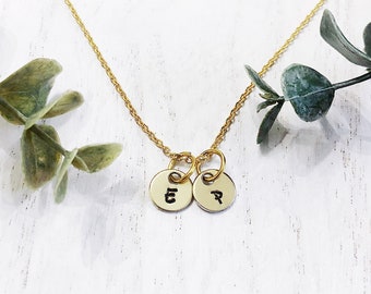 Gold Initial Necklace, Monogram Necklace, Family Necklace, Best Friend Necklace, Custom Name Necklace, Grandma Necklace, Grandkids Necklace