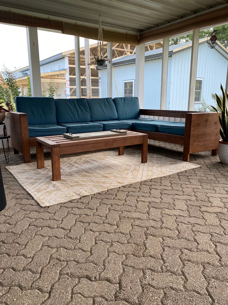 Outdoor couch Cushions not included | Etsy
