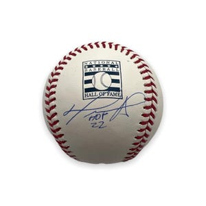 David Ortiz Red Sox Autographed Official Hall Of Fame Baseball w Inscription JSA
