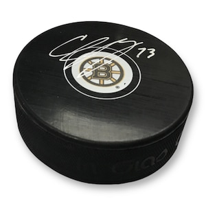 Charlie McAvoy Boston Bruins Autographed Hockey Puck Fanatics