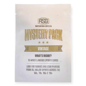 Pack mystère de cartes de sport vintage