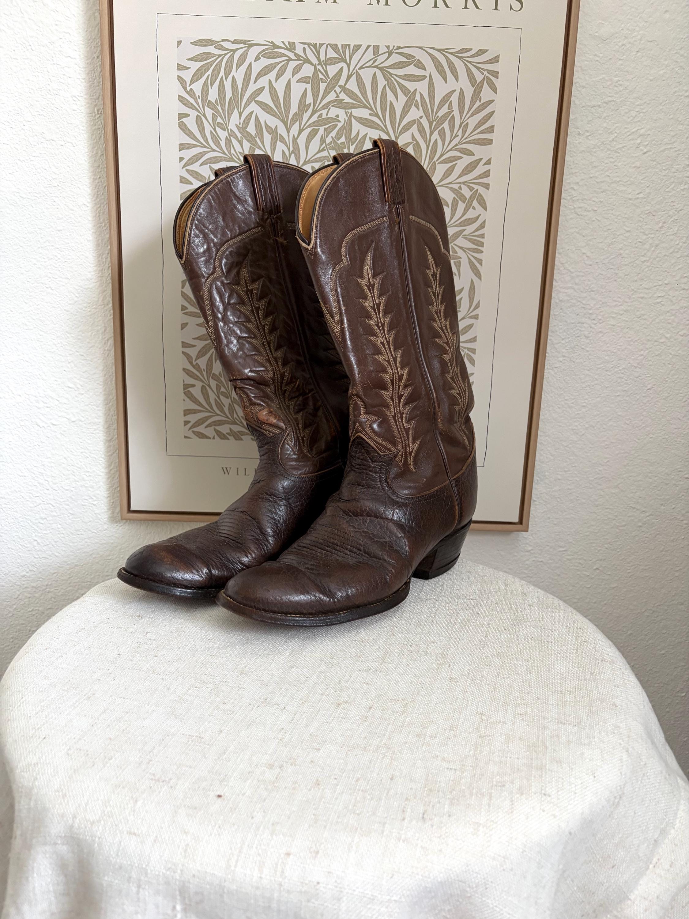 Tony Lama Cowboy Boot - Etsy