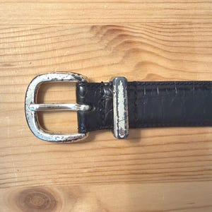 Vintage 90s Ralph Lauren Lucite Tortoiseshell Belt Silver Buckle Made in USA Vintage Tortoise Shell Lucite Modern Belt Rare | eBay main image 3