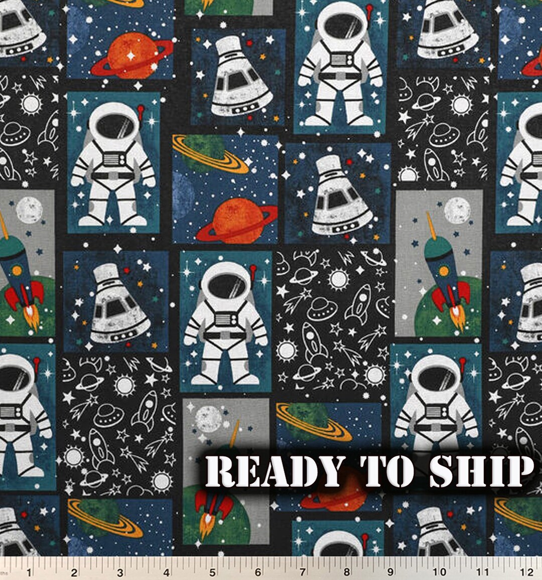 REMNANT Astronaut Space Capsule Spaceship Fabric Space - Etsy