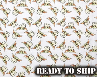 Licensed Star Wars The Mandalorian, Grogu Cotton Fabric