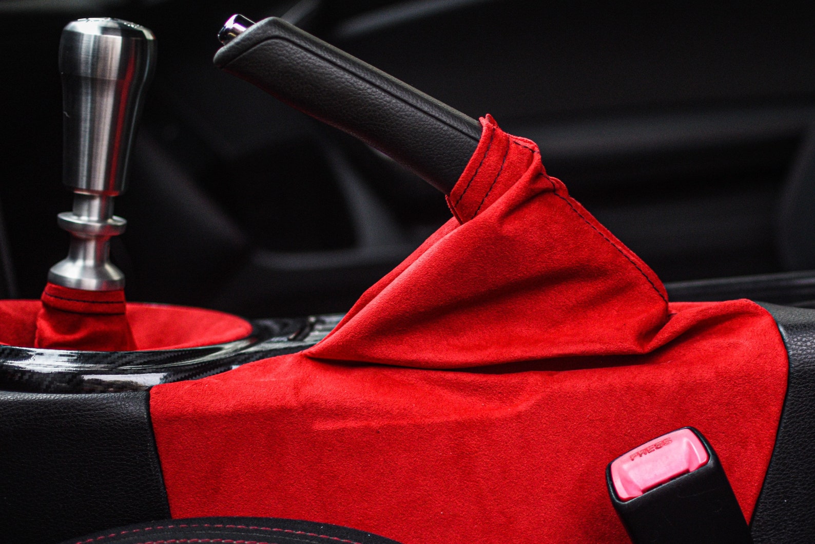 GT86/FRS/BRZ Red Alcantara Hand Brake Boot Etsy