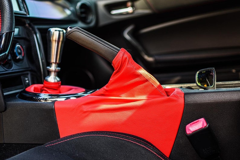 GT86/BRZ/FRS Red Leather Shift Boot Etsy