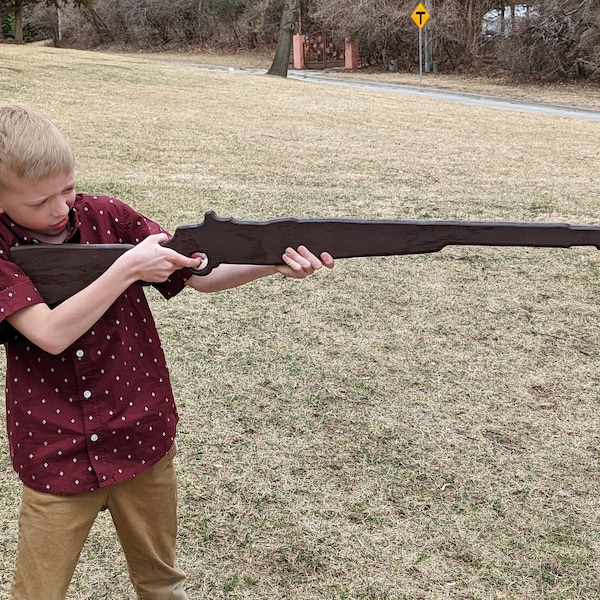 Wooden Toy M1 Garand Riffle (life-size), Hand Made in the USA