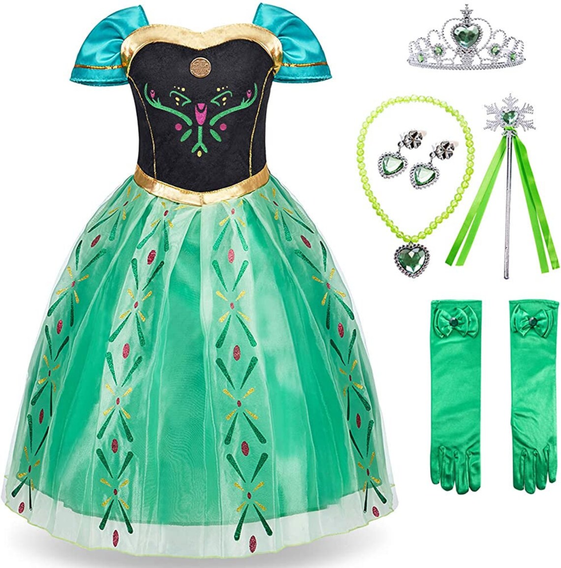 Inspired Princess Anna Costume Dress Up Set | Etsy