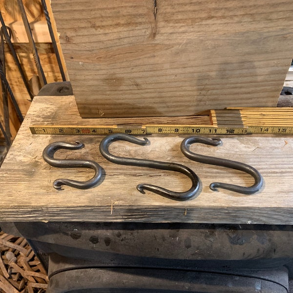 Hand forged steel S Hooks