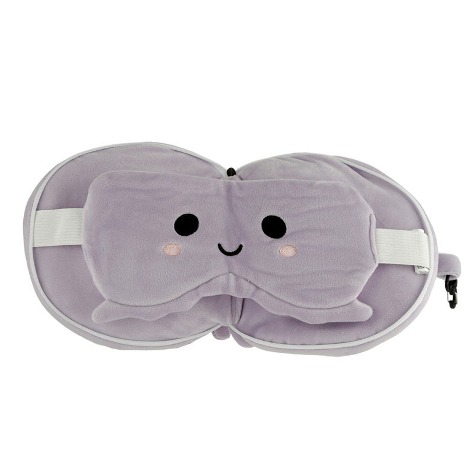 Travel Pillow & Eye Mask Set Cute Children Animals Plush Etsy