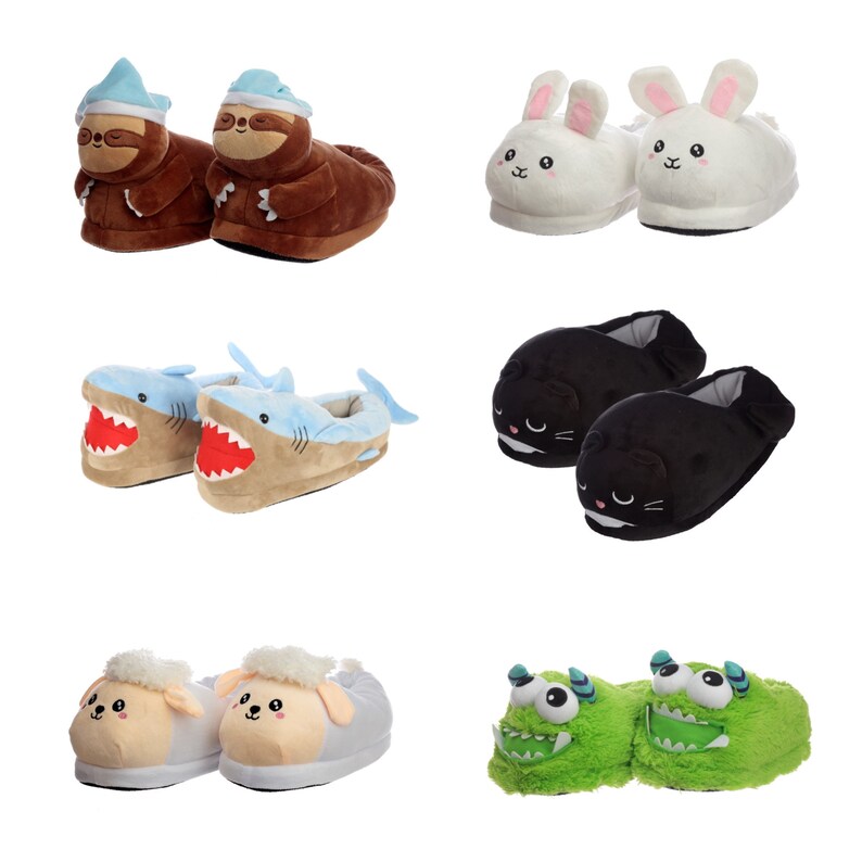 cute animal slippers