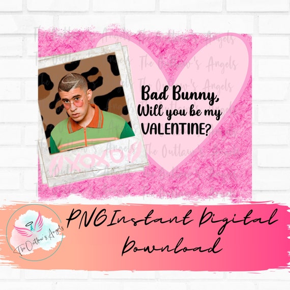 Download Bad Bunny/bad bunny svg/bad bunny Valentines Day/bad bunny ...