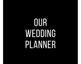 Epic Wedding Planner | INSTANT DOWNLOAD | Gender neutral language | Over 50 printable pages | Create your own wedding binder and plan away!