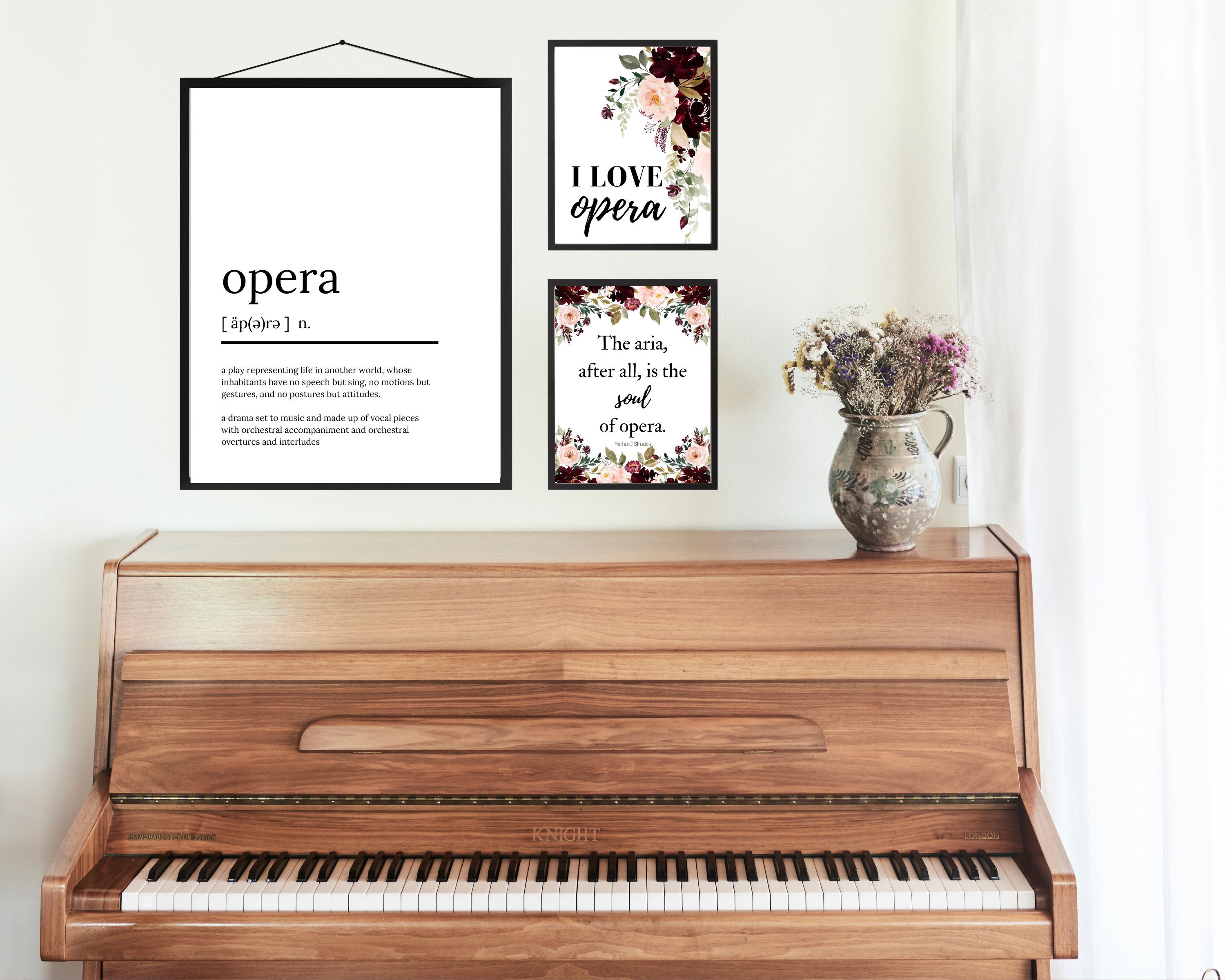 Opera Definition Music Print Music Poster Gifts for Music Etsy