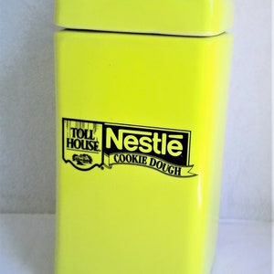 Vintage Nestle Toll House Milk Container Cookie Jar